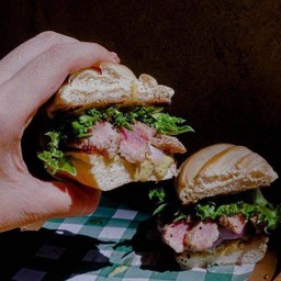 แซนวิชเนื้อริบอาย