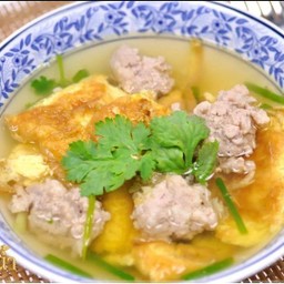 ต้มจืดไข่น้ำหมูสับ