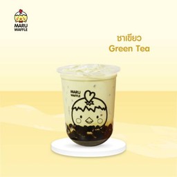 ชาเขียวไข่มุก (แยกน้ำแข็งและไข่มุก)