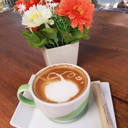 ลาเต้ร้อน