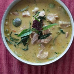 แกงเขียวหวานไก่ขุนช้าง (สูตรโบราณ)