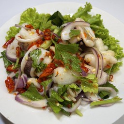 ยำหมึกไข่