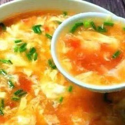番茄鸡蛋汤  ซุปไข่มะเขือเทศ