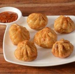 Veg momos fried 6 pcs