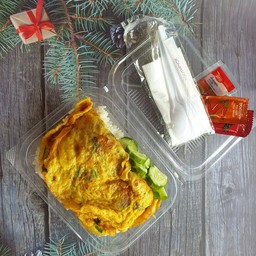 ข้าวไข่เจียวหมูสับ