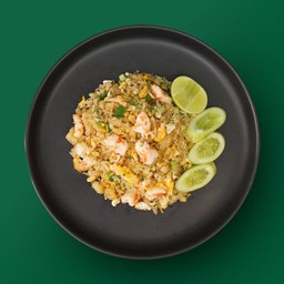 ข้าวผัดใบเตยหอม เน้นเครื่อง