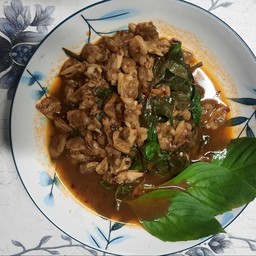 หอยลายผัดพริกเผา