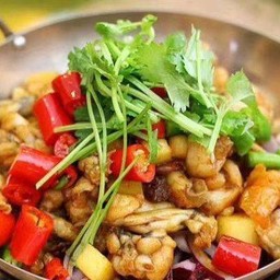 干锅田鸡  กบกระทะร้อน