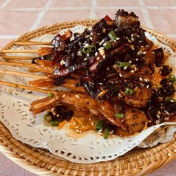 串烧虾  กุ้งเสียบไม้