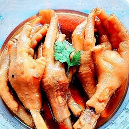 ตีนไก่ต้มน้ำปลา ชุดเล็ก น้ำจิ้มซีฟู้ด