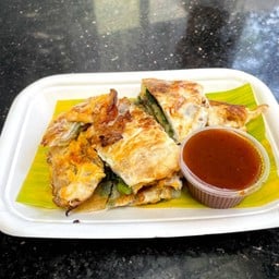 กุยช่ายทอดผัดไข่