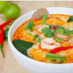 ต้มยำน้ำข้นกุ้ง,หมึกรสจัดจ้าน