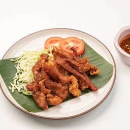 สันคอหมูทอด ISAN