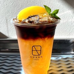 Americano peach syrup (อเมริกาโน่พีช)