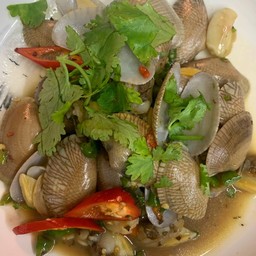 หอยลายผัดพริก