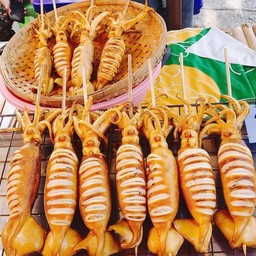 กินกุ้ง กุ้งเผา ทะเลเผา  ดอนเมือง