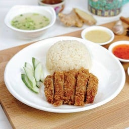 ข้าวมันไก่ทอด