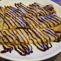 โรตีข้าวโพด+ชีส+ช็อคโกแลต