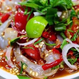 ยำกุ้งสด