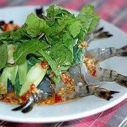 กุ้งแช่น้ำปลา