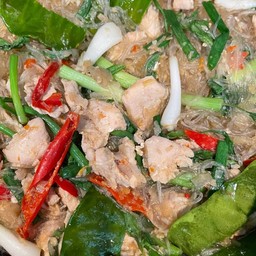แกงวุ้นเส้นใส่หมูรสชาติลาวๆต้องลอง