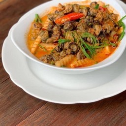 แกงคั่วหอยหวานหม้อไฟ