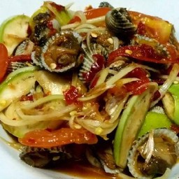 ตำหอยแครง