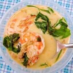 ใบเหลียงต้มกะทิกุ้ง