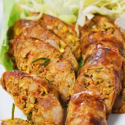 ใส้อั่วหมูย่าง