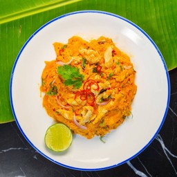 ข้าวไข่ข้นต้มยําไก่
