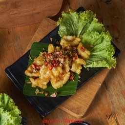 หมึกคั่วพริกเกลือ