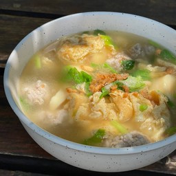 แกงจืดไข่เจียวเต้าหู้หมูสับ