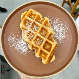 Plain Caramel Sugar Croffle