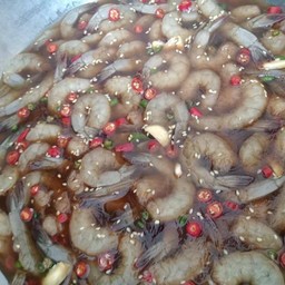 กุ้งดองซีอิ้วเกาหลี