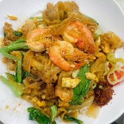 ผัดซีอิ๋วกุ้ง