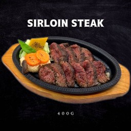 sirloin steak 400g