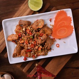 ไส้อ่อนคั่วพริกเกลือ