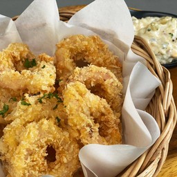 Fried Squid with Mayo Sauce-หมึกทอดซอสมาโย