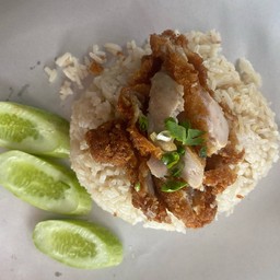 ข้าวมันไก่ทอด