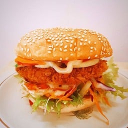 เบอร์เกอร์ไก่กรอบ รสฮอทแอนด์สไปซี่