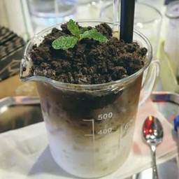 โอริโอ้ ลาเต้ เย็น