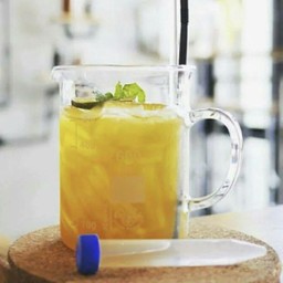 ชาเขียวกรีนที มะนาว เย็น