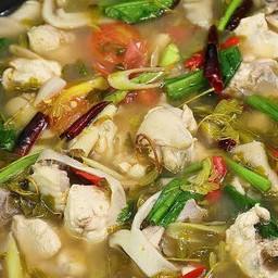 ต้มยำไก่พริกขี้หนูสวน