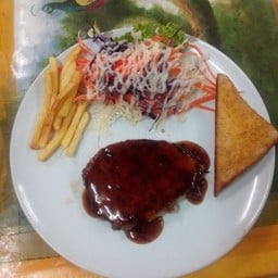 สเต็กหมู ซอสจิ้มแจ่ว