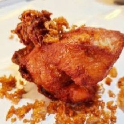 อกไก่ทอด กระเทียม