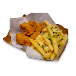 Chicken pop + fries