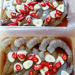 กุ้งดองน้ำปลากวน