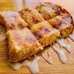 ☘️☘️ กะเพรา-ปังปัง 🍞🍞 .