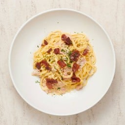 Miso Carbonara Spaghetti