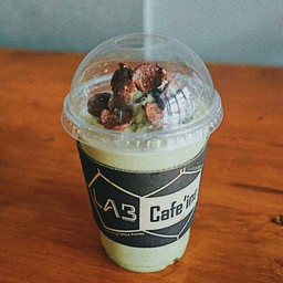 มัทฉะปั่น ใส่ โกโก้ครั้นซ์